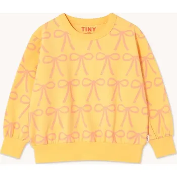 Chlapecká mikina Dětská mikina Tinycottons BOWS SWEATSHIRT žlutá barva, vzorovaná, SS25-056 SS25.056 11X, vel. 104