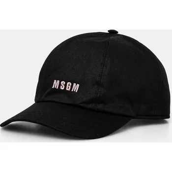 Kšiltovka Bavlněná baseballová čepice MSGM 3541MDL06.237790 černá 99X, vel. ONE SIZE