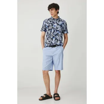 Pánské kraťasy Šortky s příměsí lnu Medicine RS25.SZM826 modrá 55A, vel. L