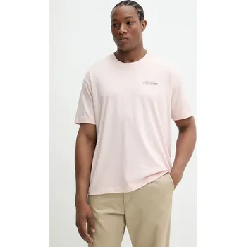 Pánská móda Bavlněné tričko Guess Jeans M4BI75.K8FQ4 růžová 03X, vel. S