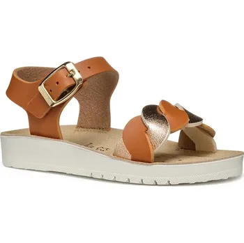 Dívčí sandály Dětské sandály Geox COSTAREI hnědá barva, J55EAE.0BCBN J55EAE.0BCBN.24.27 88X, EUR 27