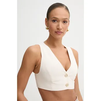 Dámská vesta Vesta Simona Corsellini P25CPTO011 béžová 01X, vel. 40