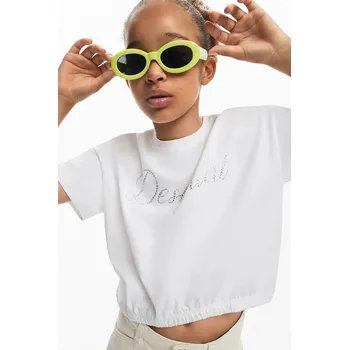 Chlapecké tričko Dětské bavlněné tričko Desigual 25SGTK11 bílá 00X, vel. 128