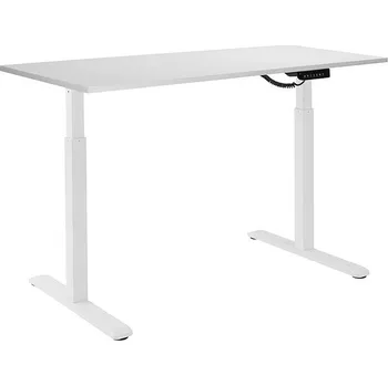 Psací stůl AlzaErgo Table ET2 bílý + deska TTE-12 120x80cm bílý laminát
