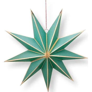 Vánoční dekorace PIP Studio Vánoční hvězda papírová zelená 60 cm 51.099.202