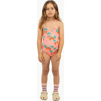 Dámské plavky Jednodílné dětské plavky Tinycottons STRAWBERRIES SWIMSUIT SS25.291 růžová 30X, vel. 116