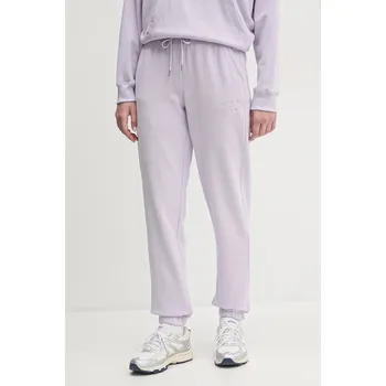 Tepláky Dkny fialová barva, hladké, DP4P3471 04X, vel. S