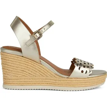 Dámské sandále Kožené sandály Geox D PONZA A D45GVA.000CF.C2012 zlatá GLD, EUR 39