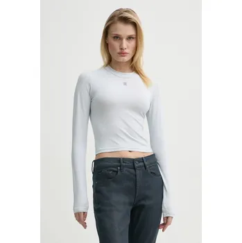 Pánské tričko Tričko s dlouhým rukávem G-Star D26357.3310 modrá 05X, vel. XL