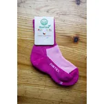 Surtex volný lem pro děti (70% merinové vlny) Barva: růžová, Velikost: 22 - 23 (eur 34-35)