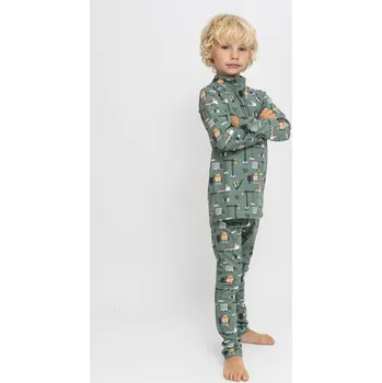 Pánské termo spodní prádlo Termo prádlo se stavebními stroji Velikost: 122/128