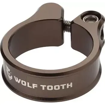 Sedlovka WOLF TOOTH - sedlová objímka 31.8mm hnědá