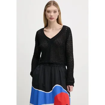 Dámský svetr Svetr Desigual FLAM dámský, černá barva, 25SWJF23 99X, vel. L