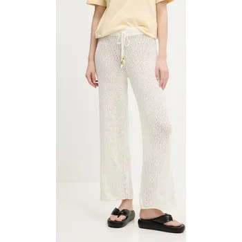 Dámské kalhoty Bavlněné kalhoty Abercrombie & Fitch KI111.5033.178 béžová 01X, vel. XL