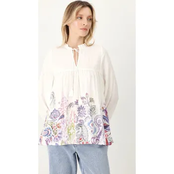 Dámská halenka Halenka Medicine dámská, béžová barva, vzorovaná RS25.BDD501 01A, vel. XS