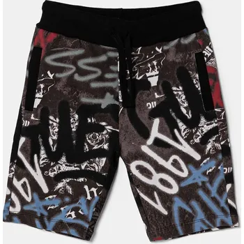 Pánské kraťasy Dětské bavlněné šortky Guess N5RD02.KA6R4.PPYA modrá 95X, vel. 88-96