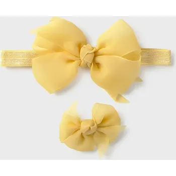 Čelenka Dětská čelenka do vlasů Mayoral Newborn 9888.2J.Newborn.PPYH žlutá 11X, vel. ONE SIZE