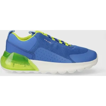 Chlapecké tenisky Dětské sneakers boty Geox ACTIVART ILLUMINUS J45LYA.0149J.36.38 modrá 55X, EUR 37