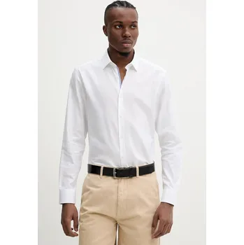 Pánská košile Bavlněná košile HUGO 50539789 bílá 00X, vel. 45