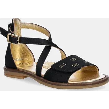 Dívčí sandály Dětské sandály Elisabetta Franchi černá barva, F1A2-E0275 F1A2.E0275 99X, EUR 25