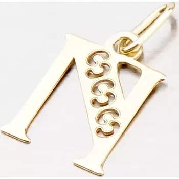 Přívěsek Přívěsek žluté zlato 585 písmeno N 442-0001-N