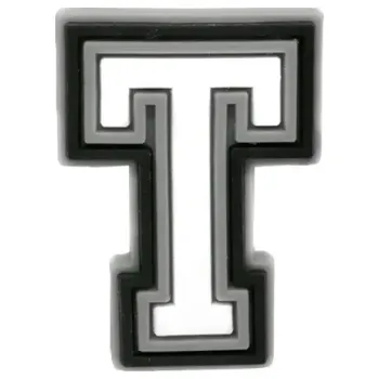 Dámská běžecká obuv PVC přívěšek na Crocs boty ve tvaru písmena T Stylový doplněk pro dětské i dospělé crocsy Osobitý design Dekorace obuvi