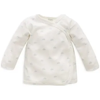 Kojenecké oblečení Pinokio Lovely Day Zavinovací kabátek s dlouhým rukávem - Baby Blue/Ecru, vel. 68