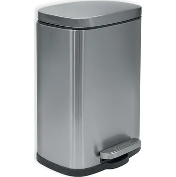 Odpadkový koš Spirella pedálový odpadkový koš Akira, kartáčovaná nerez ocel, 5 l