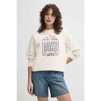 Dámská mikina Mikina Levi's A7288 bílá 00X, vel. L