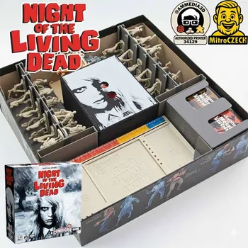 Příslušenství k deskovým hrám Insert pro deskovou hru Night of the Living Dead: A Zombicide Game Barva: Černá