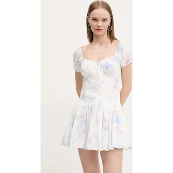 Dámské šaty Bavlněné šaty Hollister Co. KI359.5083.109 bílá 00X, vel. S