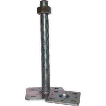 Patka pilíře 80x80x330x4mm, matice M24 volně