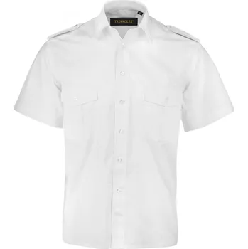 Pánská košile Košile pilotka bílá KR Z0073 Barva: Bílá, Velikost: 36/37