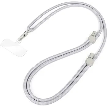 Pouzdro na mobilní telefon DUX DUCIS Plaz - popruh na telefon přes tělo - šedý