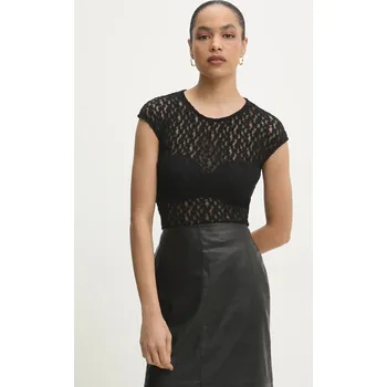 Dámská halenka Halenka Answear.LAB dámská, černá barva, vzorovaná 93019.ios 99X, vel. S/M