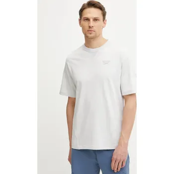 Pánské tričko Bavlněné tričko Reebok Classic šedá barva, 100214088 09X, vel. S