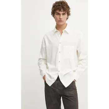 Pánská košile Bavlněná košile Won Hundred béžová barva, relaxed, s klasickým límcem, 3390-14269 3390.14269 01X, vel. 48