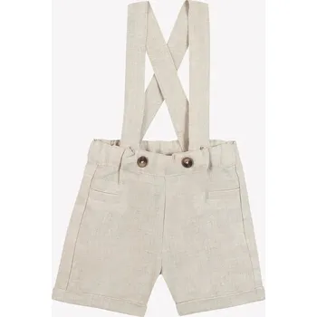 Dětské lněné šortky Tartine et Chocolat CA22051.67.74 béžová 12X, vel. 67
