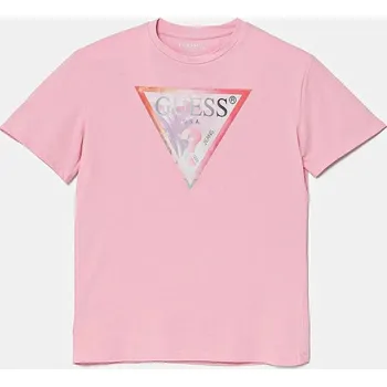 Dívčí tričko Dětské tričko Guess J5GI34.K6YW4.PPYA růžová 30X, vel. 167