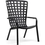 Zahradní křeslo FOLIO – stohovatelné, s polohovatelnou opěrkou, různé barvy Stima polypropylen fg agave