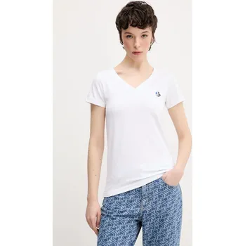 Pánské tričko Tričko Karl Lagerfeld Jeans A2W17097 bílá 00X, vel. M