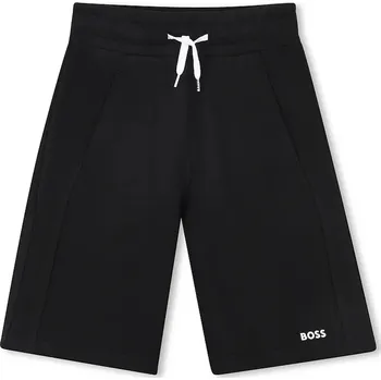 Dětské kraťasy BOSS černá barva, nastavitelný pas, J51993 J51993.114.150 99X, vel. 138