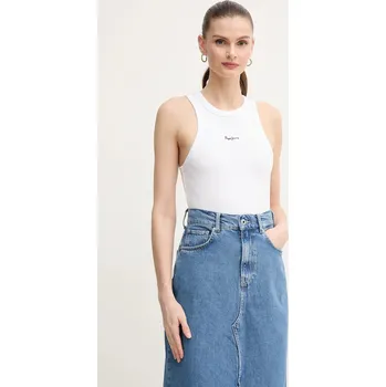 Top Pepe Jeans MARIAN bílá barva, PL506035 00X, vel. L