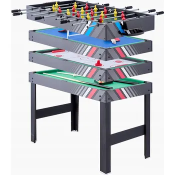 Stolní fotbal VEVOR Sada herních stolů 4 v 1 SUM-4824-4K