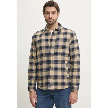 Pánská softshellová bunda Bunda Pepe Jeans STEEVE pánská, béžová barva, přechodná, PM308810 80X, vel. M