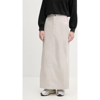 Dámská sukně Bavlněná sukně adidas Originals AOP MAXI SKIRT JC8854 béžová 80X, vel. 29