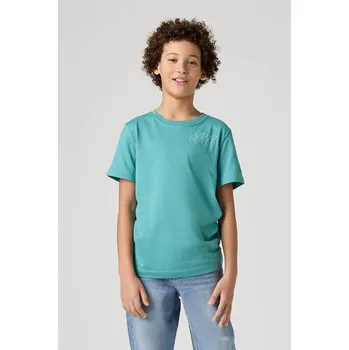 Chlapecké tričko Dětské tričko Levi's SUN BURST TEE tyrkysová barva, s potiskem, 9EM655 66X, vel. 140