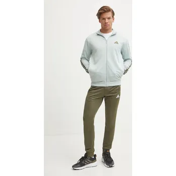 Tepláková souprava adidas 3S FT TT TS JI8874 šedá 09X, vel. XL