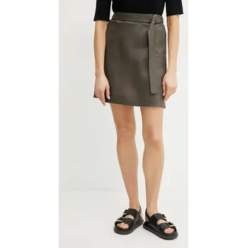 Dámská sukně Lněná sukně MM 2516101018600 zelená 87X, vel. 40