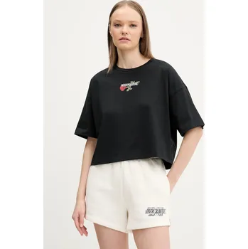 Bavlněné tričko Converse 10028306.A02 černá 99X, vel. S